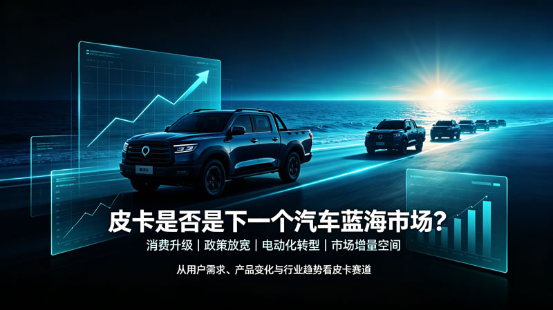 皮卡是否是下一个汽车蓝海市场？